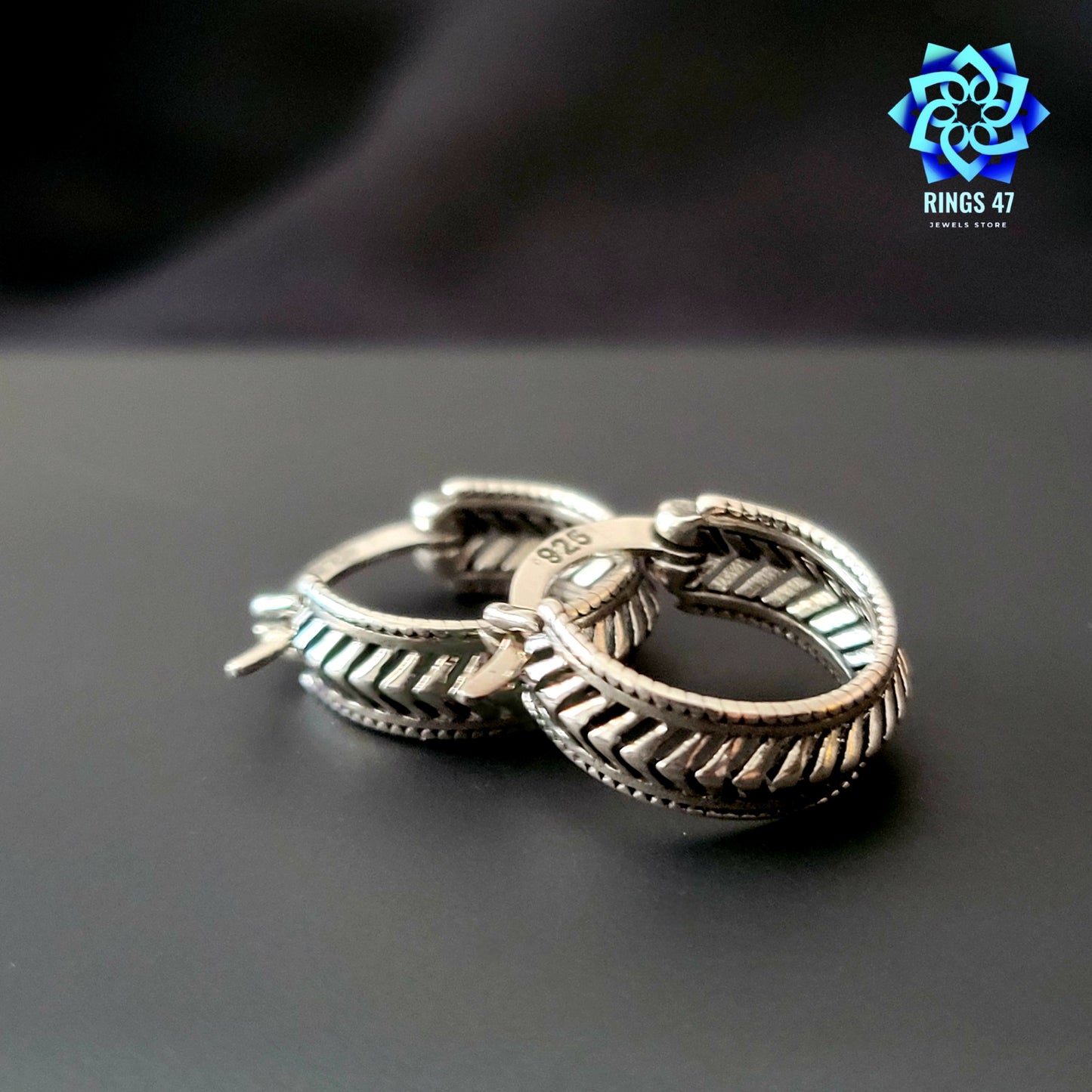 Boucles d’oreilles en argent 925