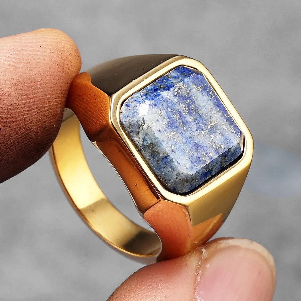 Chevalière Blue Stone
