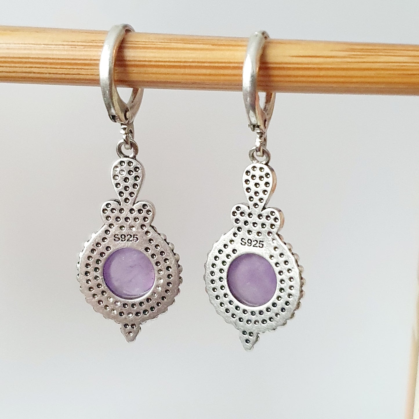 Boucles d'oreilles Retro-Purple V2