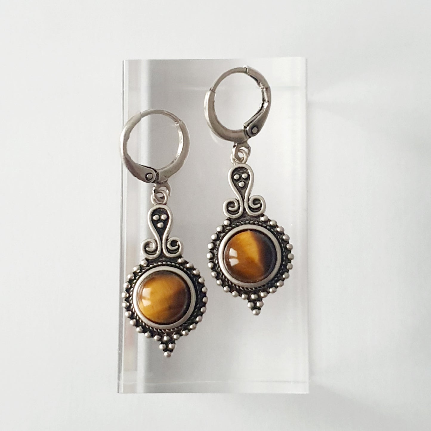 Boucles d'oreilles Retro-Stone
