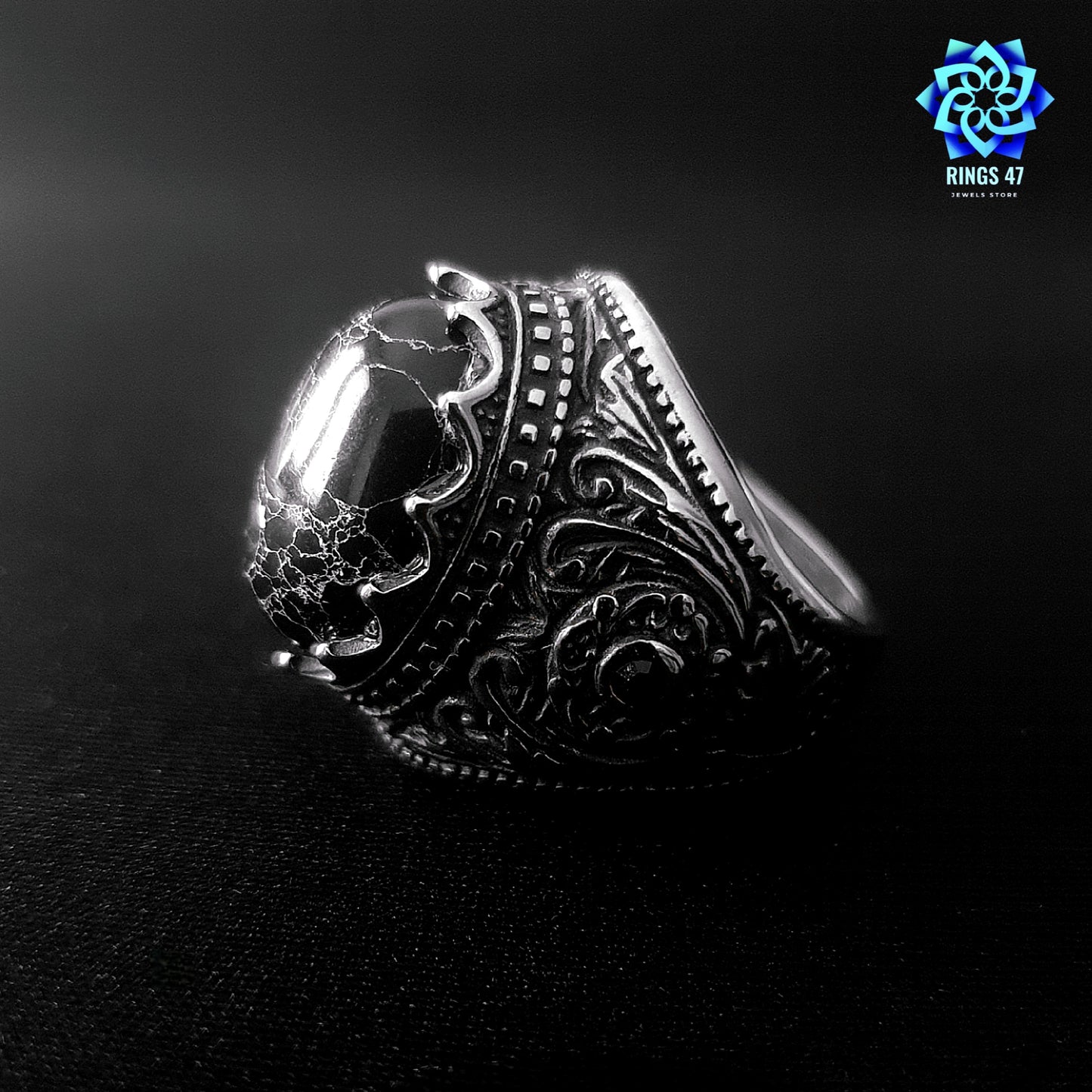 Bague Chevalière Le Baroque Vintage