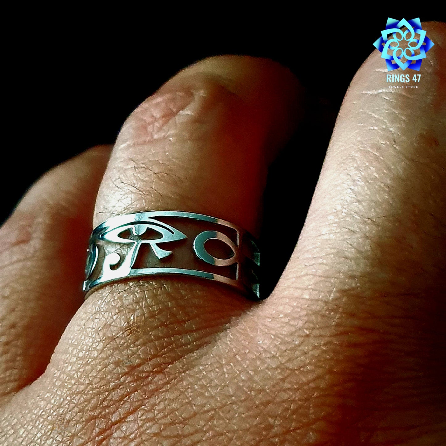 Bague Œil d’Horus – Symbole Égyptien