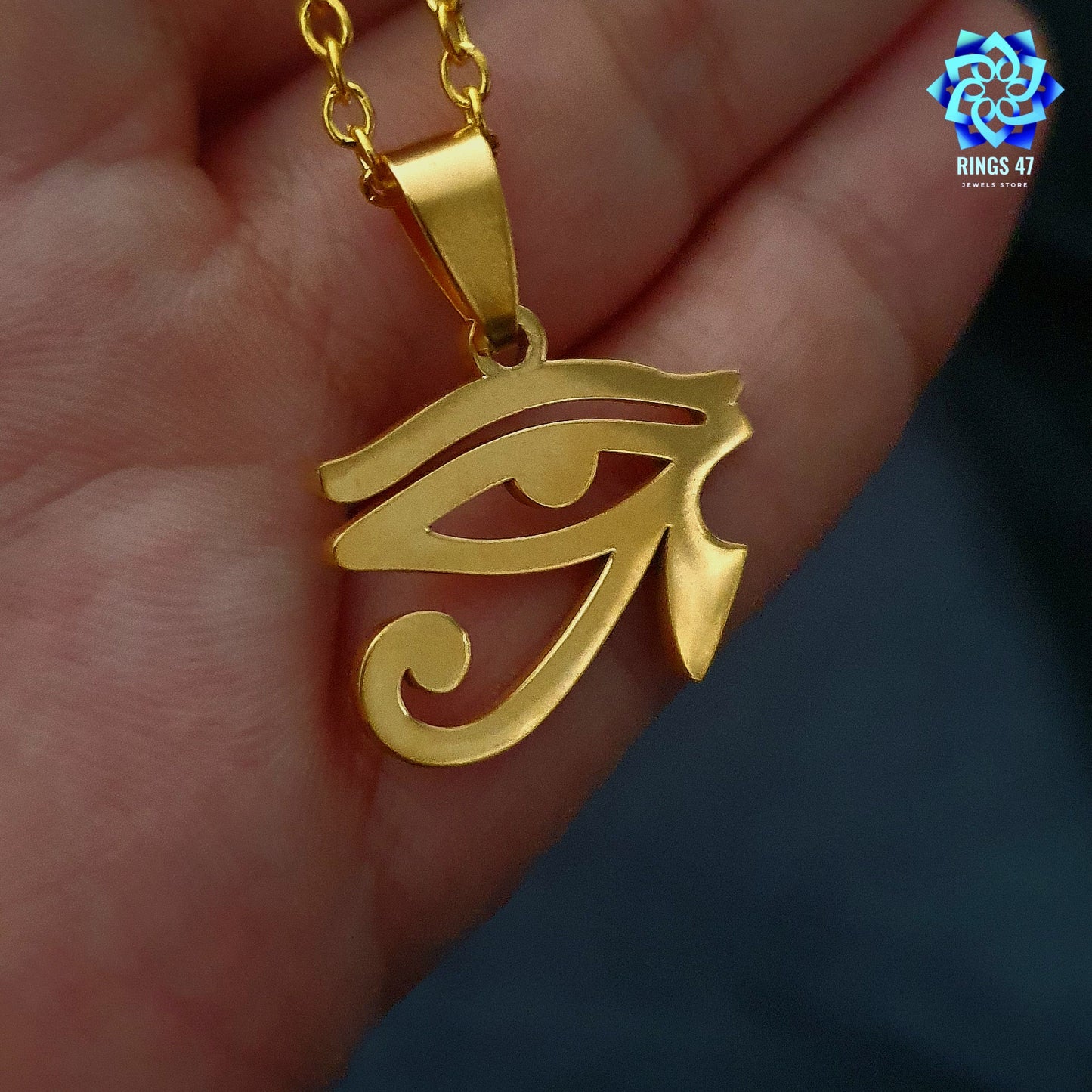 Gardien d’Égypte – Collier Œil Protecteur