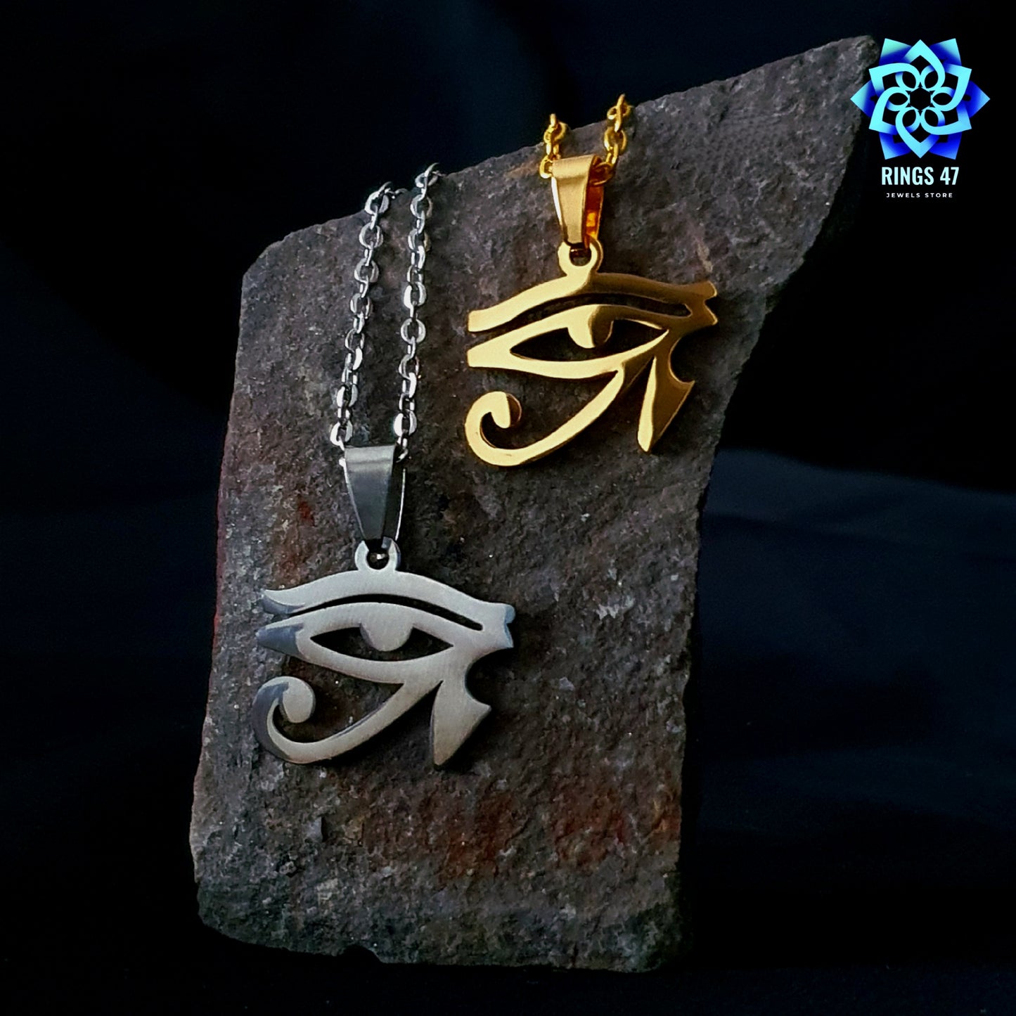 Gardien d’Égypte – Collier Œil Protecteur