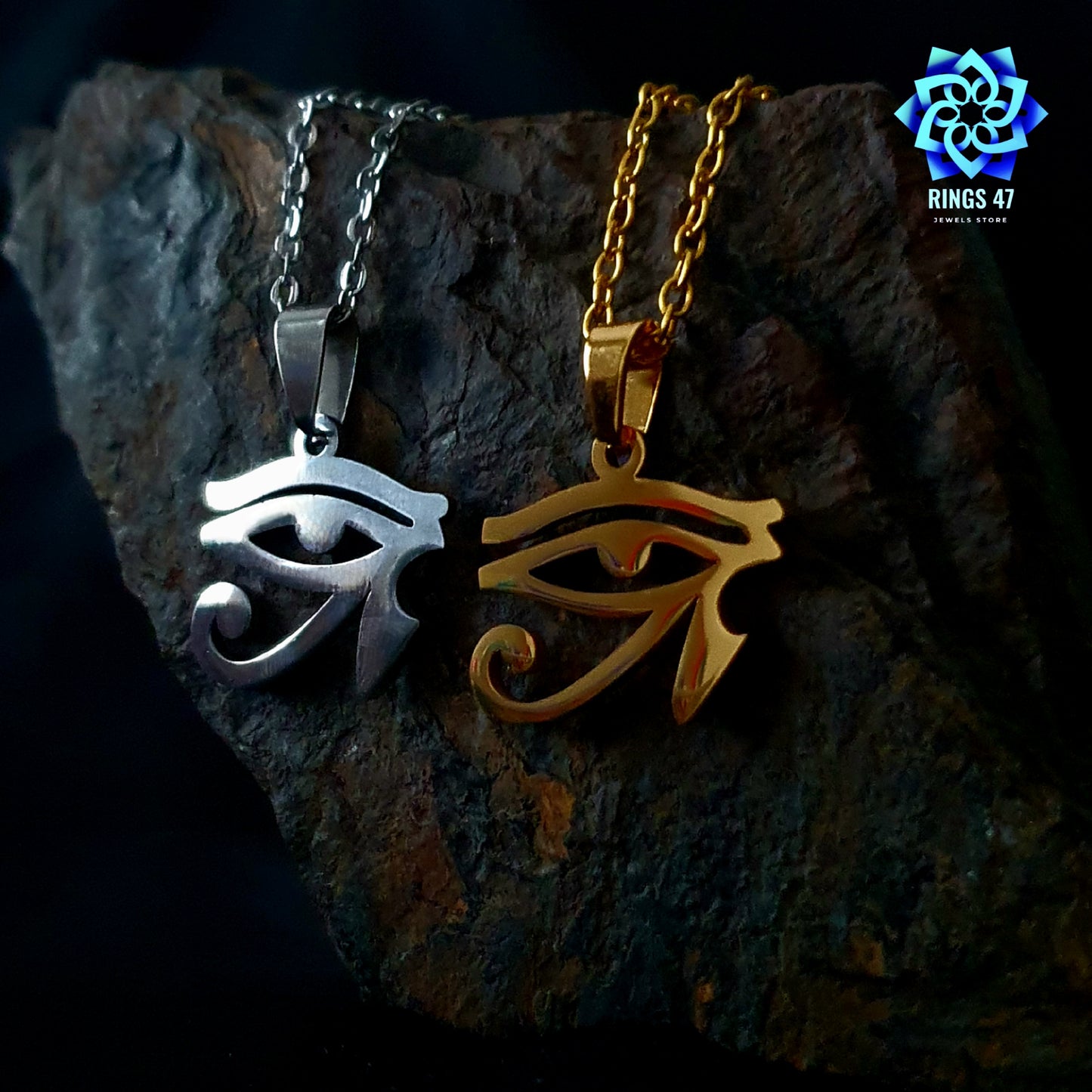 Gardien d’Égypte – Collier Œil Protecteur