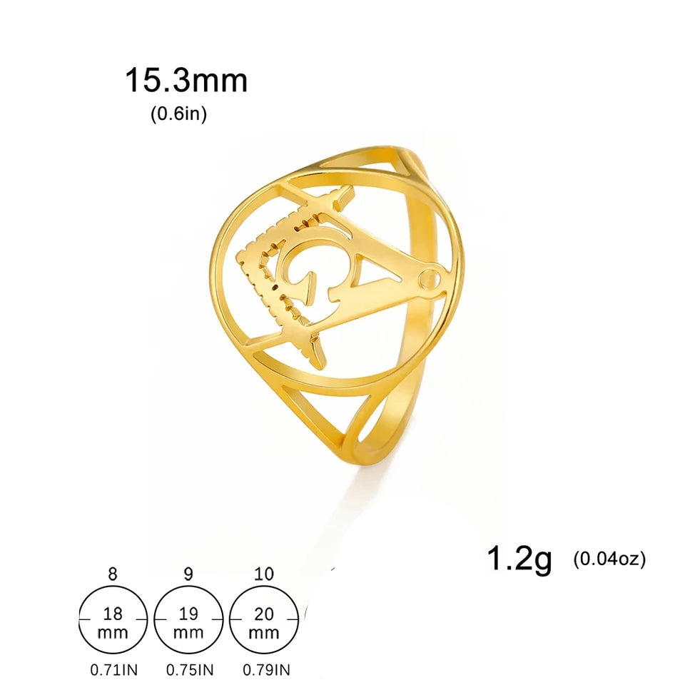 Bague Maçonnique