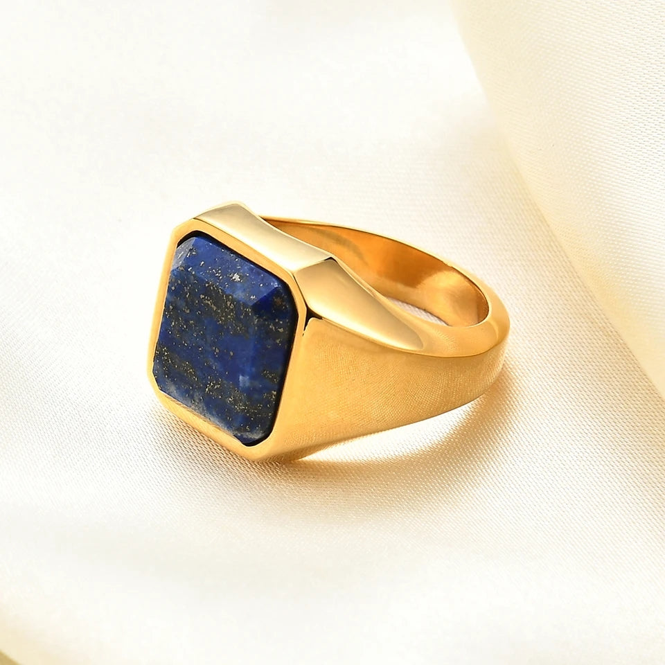 Chevalière Blue Stone
