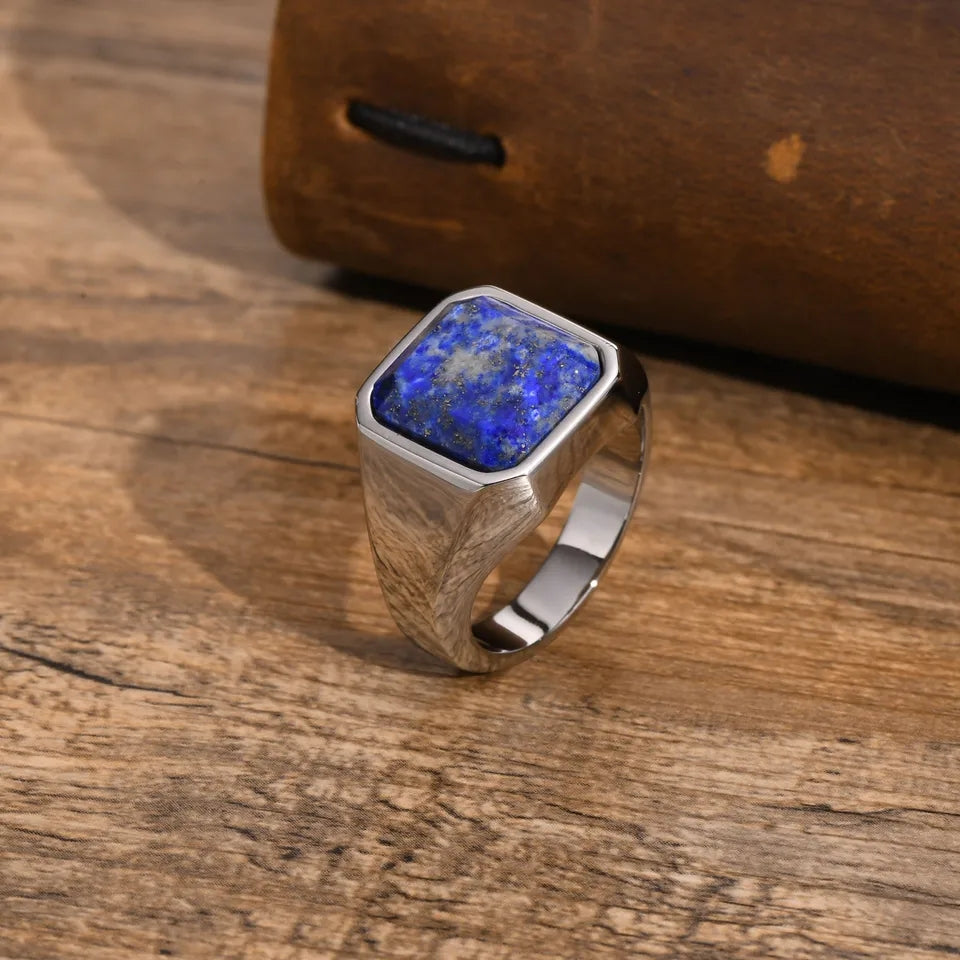 Chevalière Blue Stone