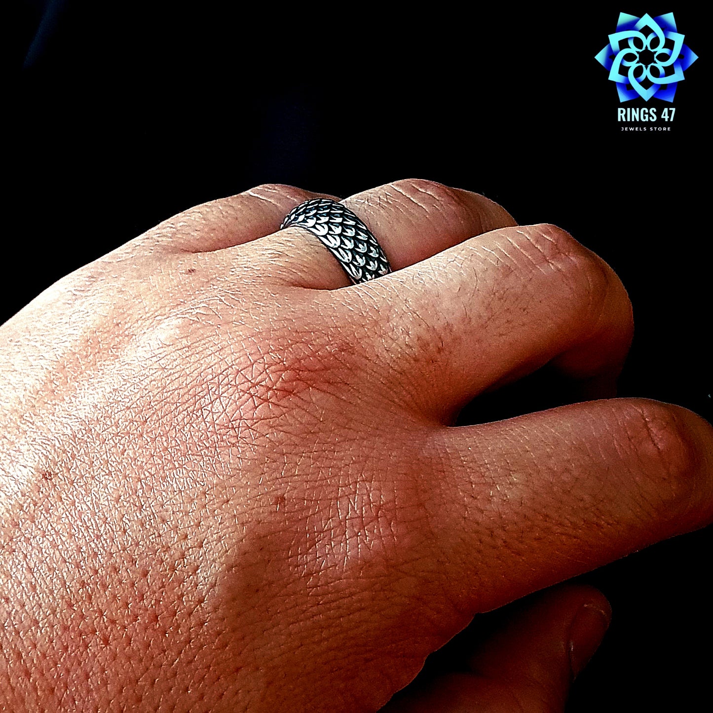 Bague Dragon Shell