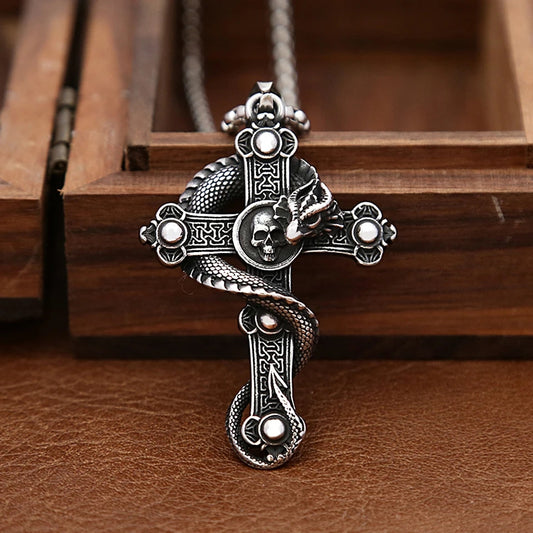 Collier Dragon Cross