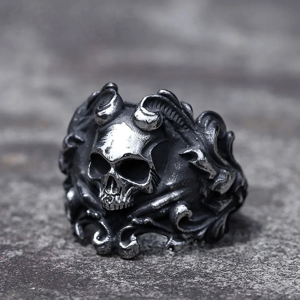 Bague Skull & Roses V2