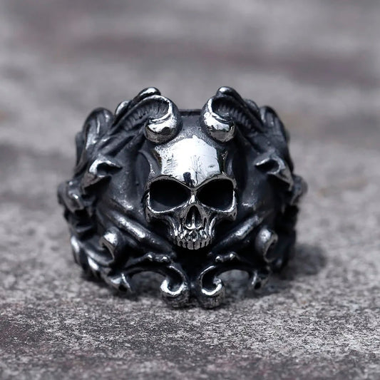 Bague Skull & Roses V2