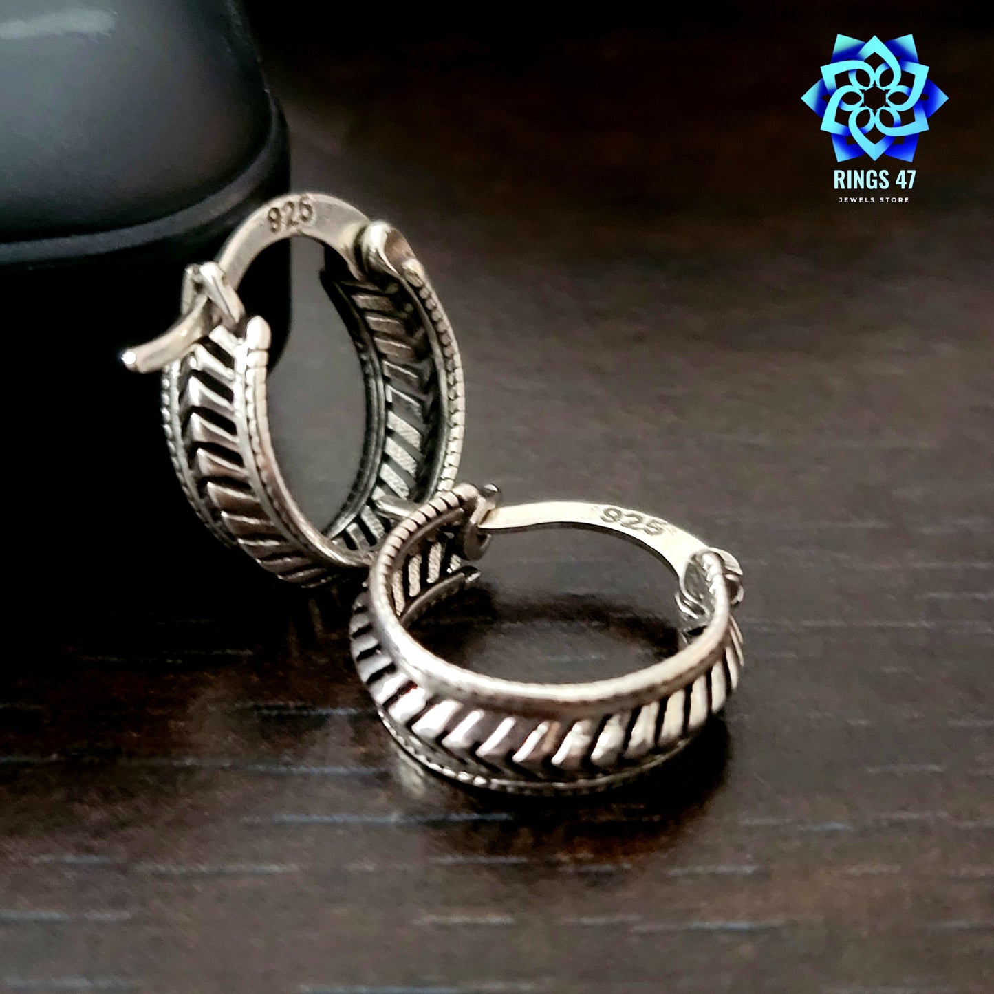 Boucles d’oreilles en argent 925