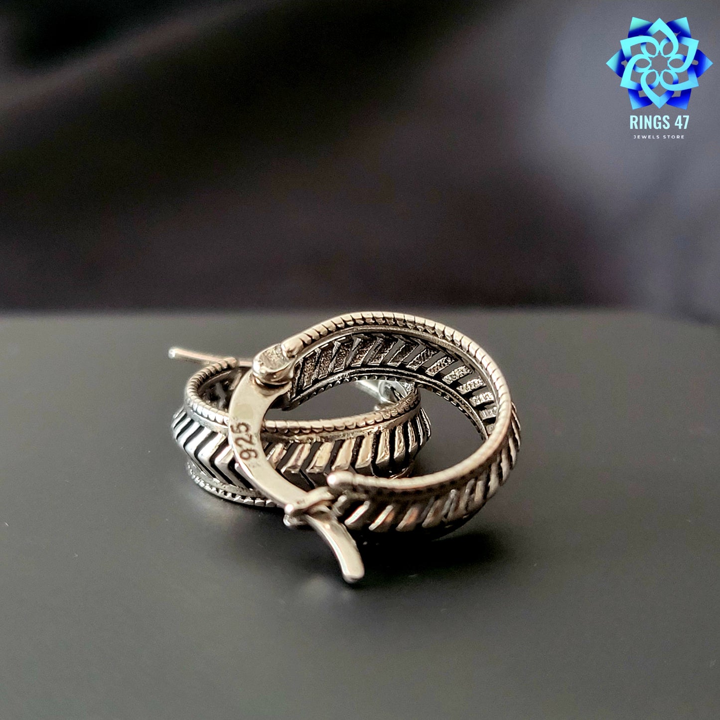 Boucles d’oreilles en argent 925