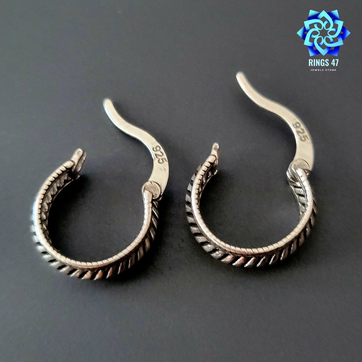 Boucles d’oreilles en argent 925