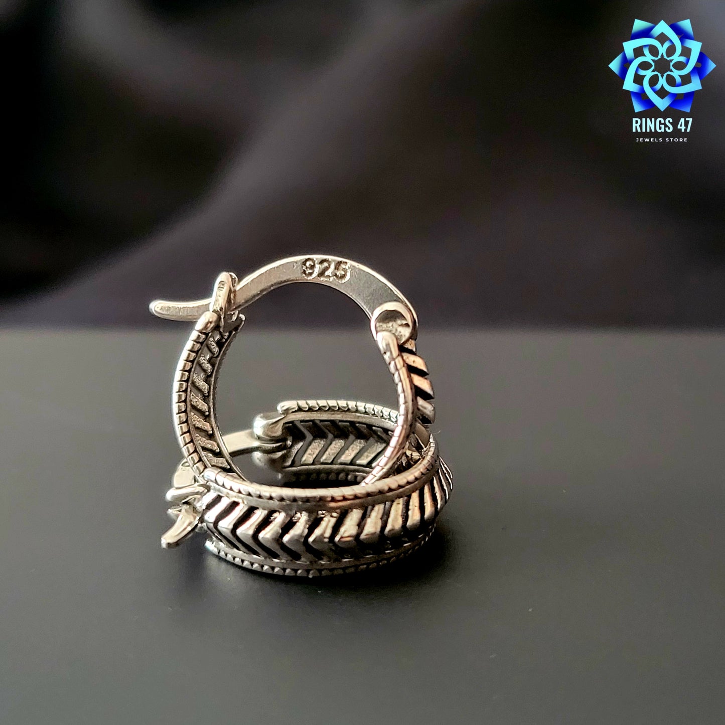 Boucles d’oreilles en argent 925