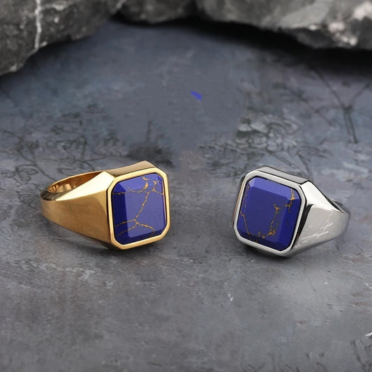Chevalière Blue Stone