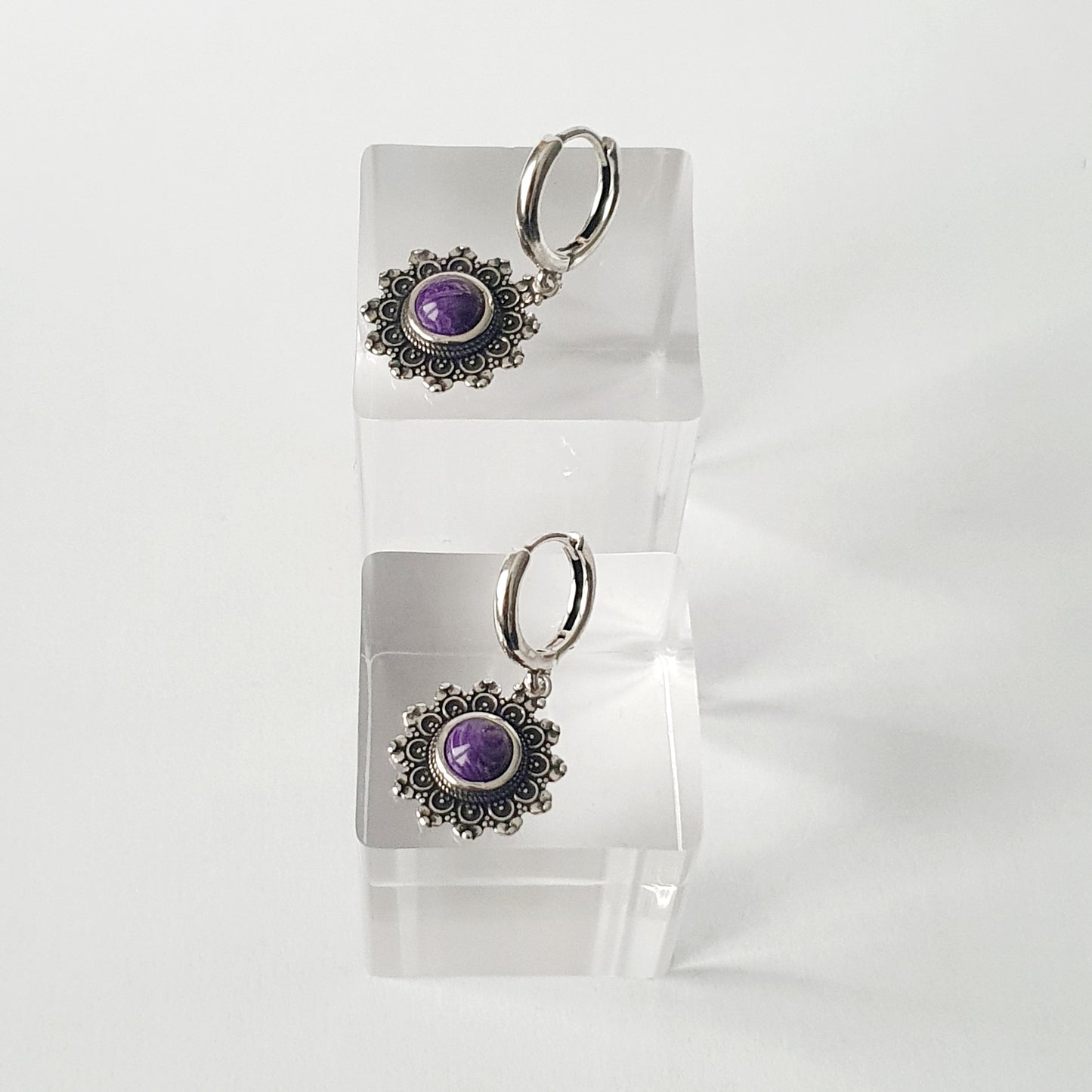 boucles d'oreilles Retro- Kyanite
