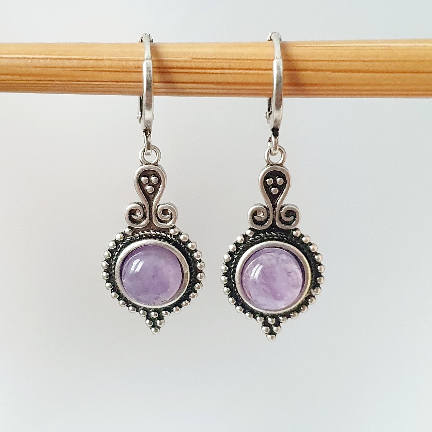 Boucles d'oreilles Retro-Purple V2