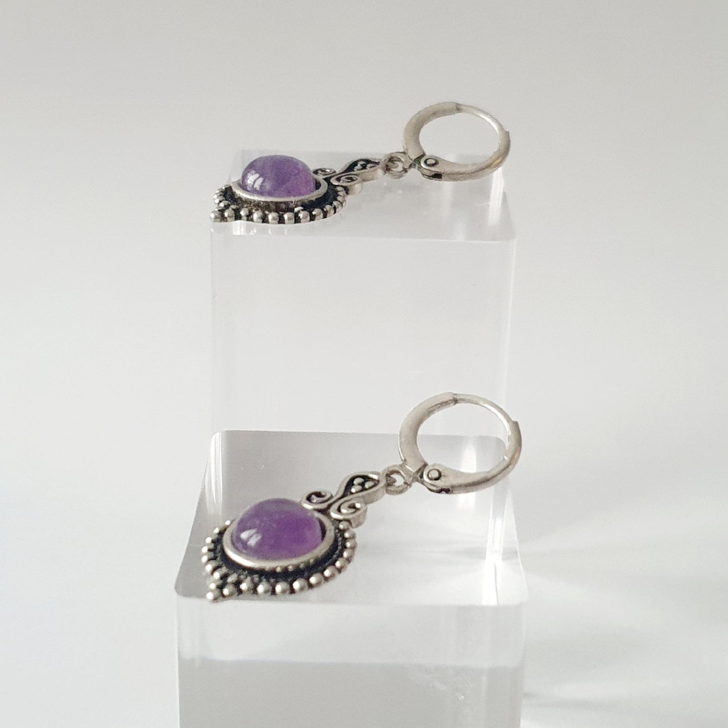 Boucles d'oreilles Retro-Purple V2