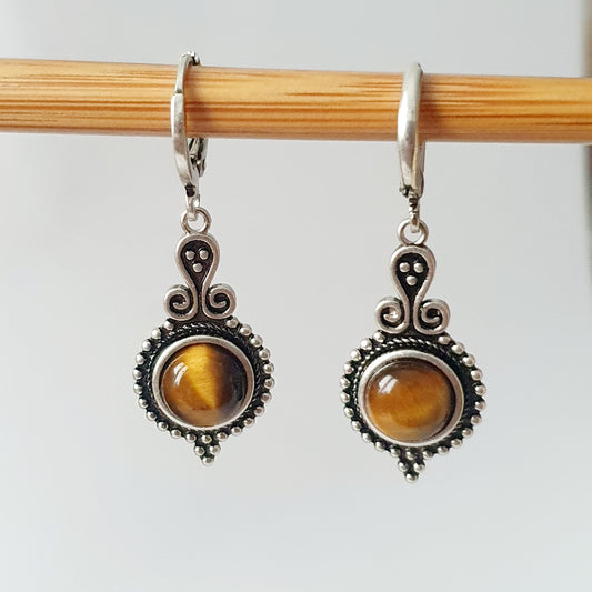 Boucles d'oreilles Retro-Stone