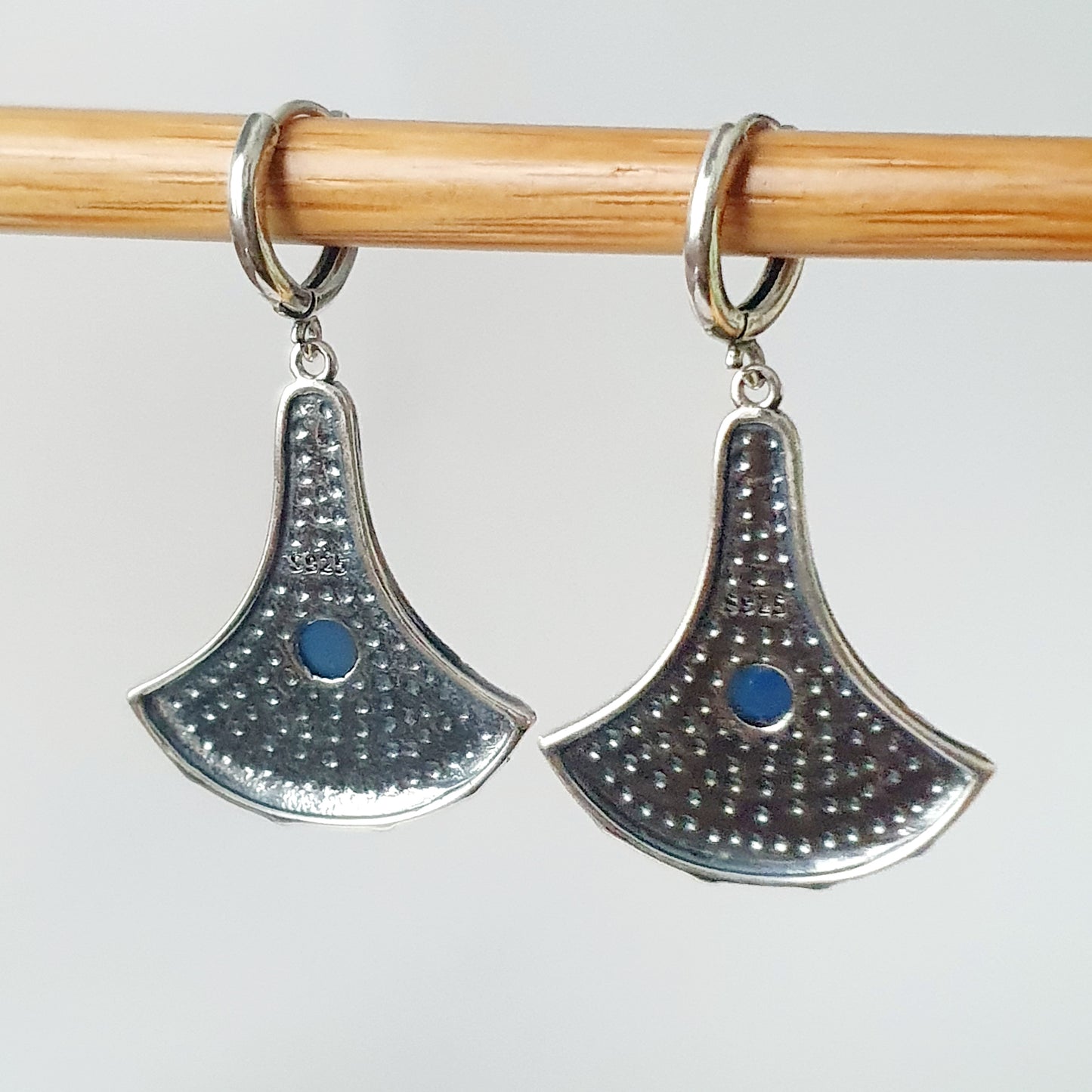 Boucles d'oreilles Malachite Lotus